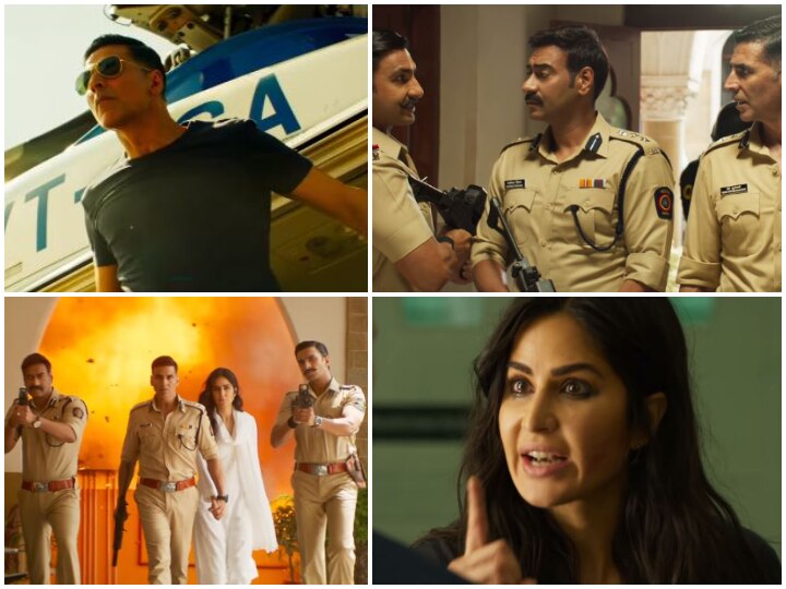 'Sooryavanshi' Trailer: Akshay Kumar-Katrina Kaif's Film Promises An Action-Packed Ride; Ajay Devgn-Ranveer Singh's Entries Make It More Interesting! 'Sooryavanshi' Trailer: Akshay-Katrina's Film Promises An Action-Packed Ride; Ajay-Ranveer's Entries Make It More Interesting