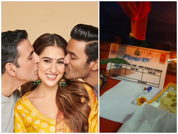 Atrangi Re: Sara Ali Khan, Akshay Kumar & Dhanush's Film Goes On Floors (See Picture) Atrangi Re: Sara Ali Khan, Akshay Kumar & Dhanush's Film Goes On Floors (PIC)