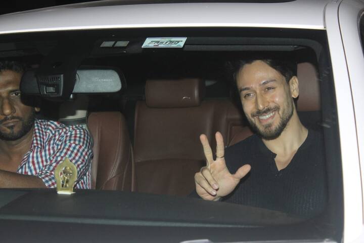 Tiger Shroff, who plays of Ronnie in ‘Baaghi 3’, seemed all excited at the screening.