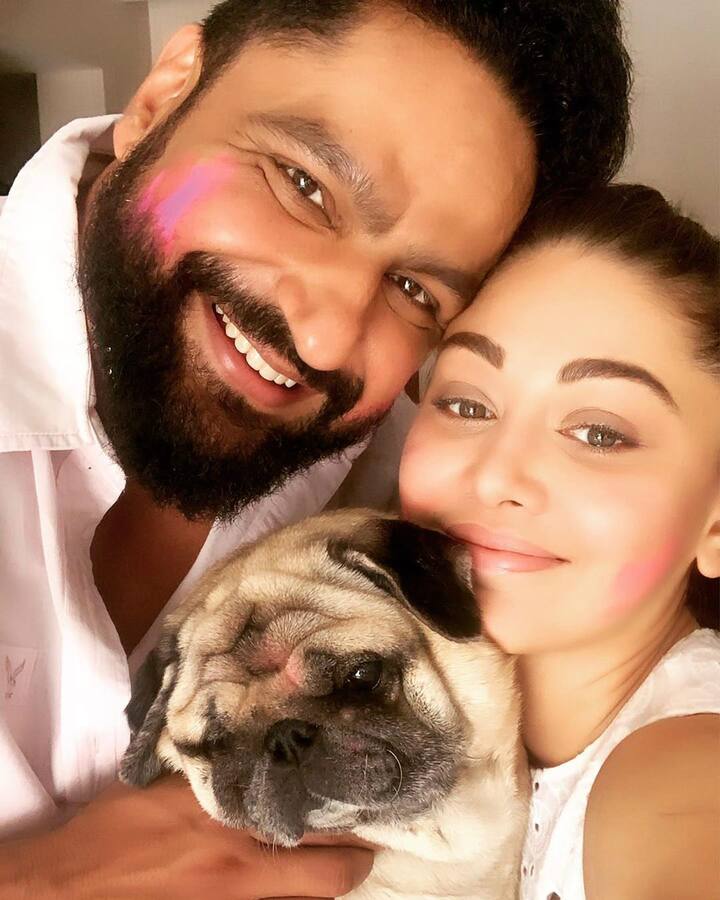 Posing with Parag & Simba, Shefali posted this picture on Instagram with the caption, 