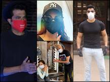 Coronavirus Scare: Varun Dhawan, Anil Kapoor, Sonakshi Sinha & Other B'wood Celebs Spotted Wearing Masks, See PICS!