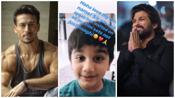 Tiger Shroff Has The Cutest Nickname 'Tiger Squash' Given By Allu Arjun's Son Ayaan (Watch video) Allu Arjun's Son Ayaan Has A Cute Nickname For 'Baaghi 3' Star Tiger Shroff  (Watch Video)