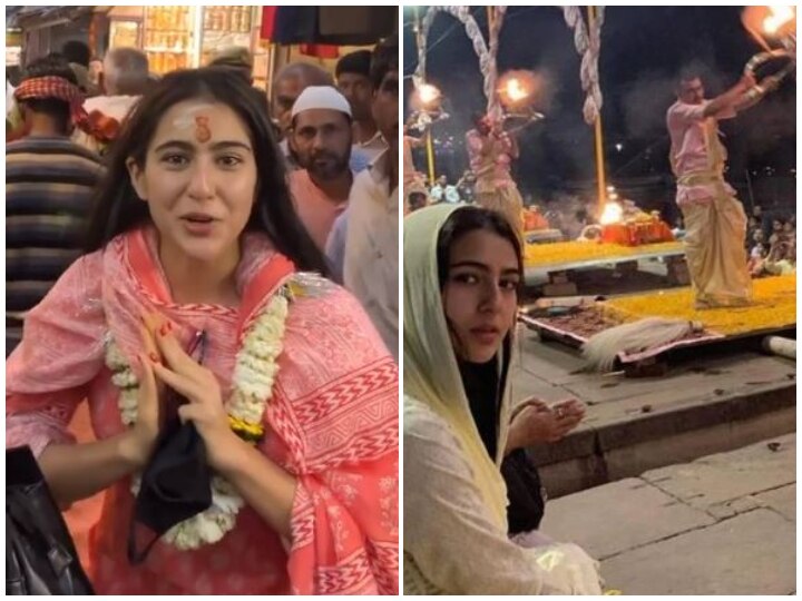 Sara Ali Khan Attends Ganga Aarti With Mother Amrita Singh; Turns Reporter For Her Instafam (Watch Videos) Sara Ali Khan Attends Ganga Aarti With Mother Amrita Singh; Turns Reporter For Her Instafam (PICS & VIDEOS)