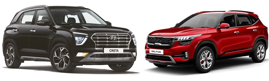 New Creta Vs Seltos Vs Hector Vs Harrier