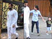 PICS: Taimur Ali Khan Makes Goofy Faces In Front Of Paps As He Steps Out With Daddy Saif
