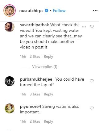 Coronavirus: Actress, TMC MP Nusrat Jahan Trolled For Wasting Water As She Takes Up WHO's #SafeHands Challenge (Video)