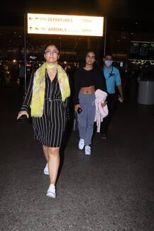 PICS: Kajol’s Daughter Nysa Devgn Flaunts Her Toned Abs As Mother-daughter Duo Gets Snapped At Airport