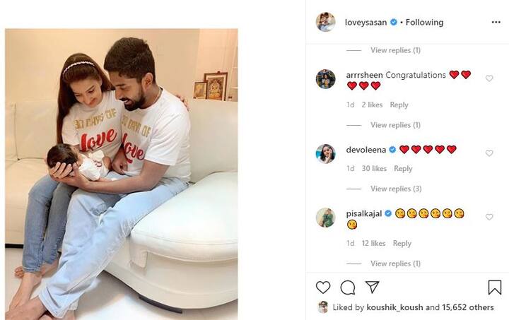 Devoleena Bhattacharjee, last seen in Salman Khan's 'Bigg Boss 13', dropped hearts in the comments section. 