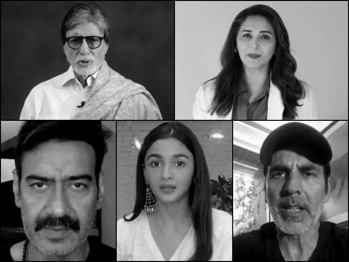 COVID-19: Amitabh Bachchan, Akshay Kumar, Alia Bhatt Among Bollywood Stars In Coronavirus Awareness Video WATCH: Amitabh Bachchan, Akshay Kumar, Alia Bhatt Among B'wood Stars In Coronavirus Awareness Video