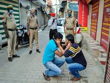 IN PICS: Cops Shame Those Violating Lockdown By Making Them Do Sit-Ups And Hold Ears