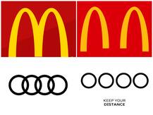 Coronavirus: McDonald's & Other Brands Redesign Logos To Encourage Social Distancing (PICS)