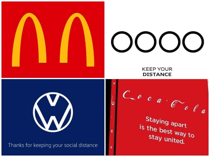 The novel Coronavirus outbreak is wreaking havoc globally. While health experts have suggested social distancing as one of the preventive health measures, people across the world are in state of panic. To aware people about social distancing, many popular brands including McDonald's and Audi have redesigned their logos. Take a look at the new logos below...