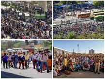 IN PICTURES | Thousands Of Migrants Throng To Take Govt-Organised Buses To Return To Their Villages