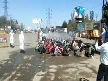 Coronavirus Lockdown: Migrant Workers Sprayed With Disinfectant In UP