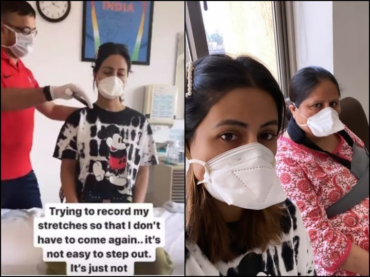 Amid Covid-19 Lockdown, Hina Khan Visits Doctor With Mom!