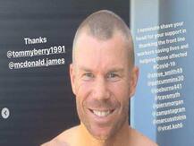 WATCH | Warner Shaves Off Head To Show Support To Medical Staff In COVID-19 Battle