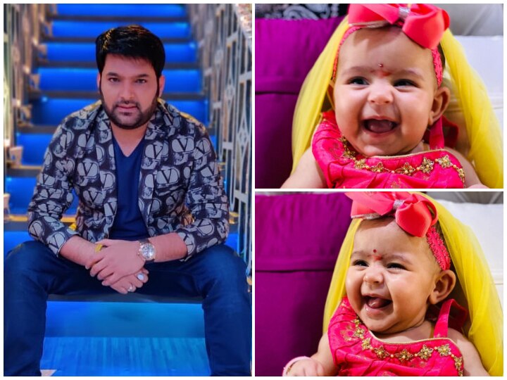 Navratri 2020: Kapil Sharma Shares Adorable Pictures Of Newborn Daughter Anayra From Kanya Puja Ceremony On Ashtami Kapil Sharma Shares Adorable PICS Of Baby Girl From Kanya Pujan On Ashtami Amid Coronavirus Lockdown