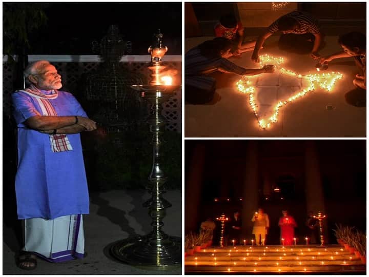 9 PM 9 Minutes: On PM Modi's Call, India Light Diyas, Display Resolve To Fight Covid-19 Malady 9 PM 9 Minutes: On PM Modi's Call, India Light Diyas, Display Resolve To Fight Covid-19 Malady
