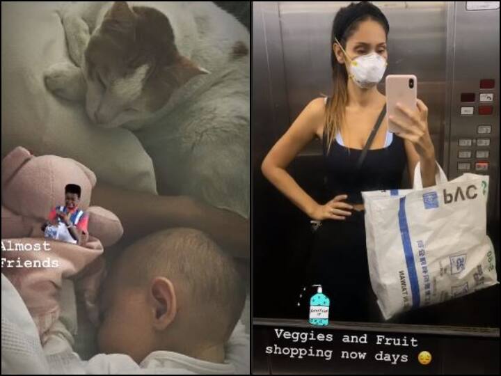 Bruna Abdullah gave birth to her first child on August 31. The ‘Grand Masti’ actress and her hubby Allan Fraser have named their daughter Isabella. She posted the two photos on her Instagram story. 