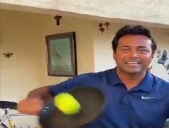 WATCH: Leander Paes Hits No-Look Volleys 'Frying Pan' Challenge Amid COVID-19 Lockdown WATCH: Leander Paes Hits No-Look Volleys In 'Frying Pan' Challenge To Leave Fans Awestruck Amid COVID-19 Lockdown