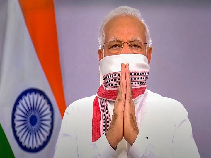 Narendra Modi DP Image Change Coronavirus Lockdown Extension  PM Modi Uploads New DP On Social Media Donning 'Gamcha Masks' To Spread Awareness During Lockdown