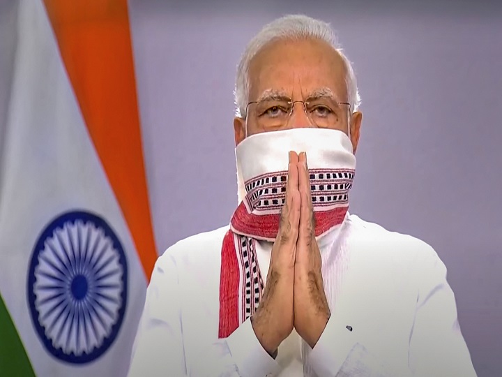 PM Modi Uploads New DP On Social Media Donning 'Gamcha Masks' To Spread Awareness During Lockdown Narendra Modi DP Image Change Coronavirus Lockdown Extension