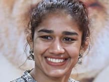 Babita Phogat Observes Mask Production, Helps Out In Food Distribution