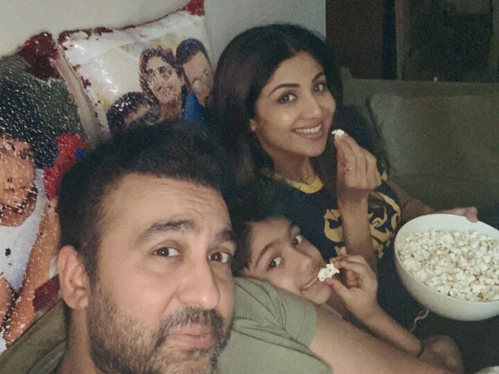 Lockdown Diaries: Shilpa Shetty Enjoys Movie Night With Hubby Raj Kundra & Son Viaan, See PIC Lockdown Diaries: Shilpa Shetty, Raj Kundra & Son Enjoy Movie Night With 'Homemade Popcorn', See PIC