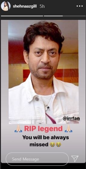 Irrfan Khan Death: Sidharth Shukla, Asim Riaz, Rashami Desai, Shehnaaz