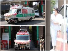 IN PICS: Rishi Kapoor's Mortal Remains Reaches Electric Crematorium; Ranbir, Saif-Kareena & Others Arrive For Funeral!