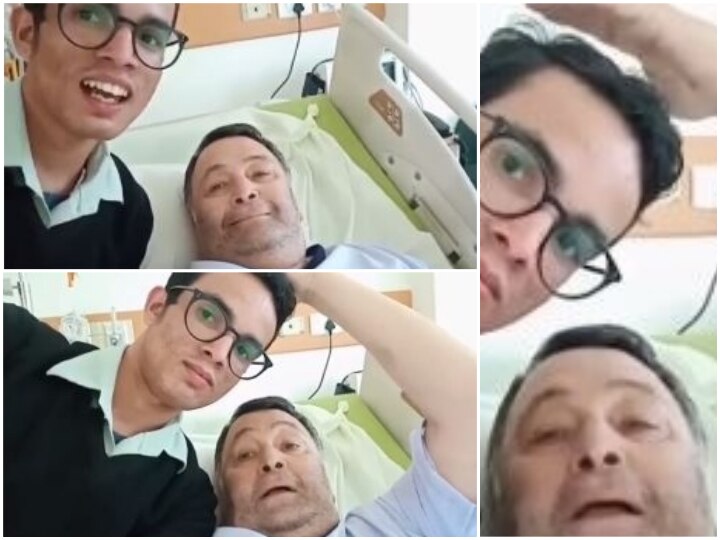 Video Of Rishi Kapoor Blessing A Doctor From Hospital Bed As He Sings Song To Him Goes Viral! Video Of Rishi Kapoor Blessing A Staff From Hospital Bed As He Sings Song Goes Viral!