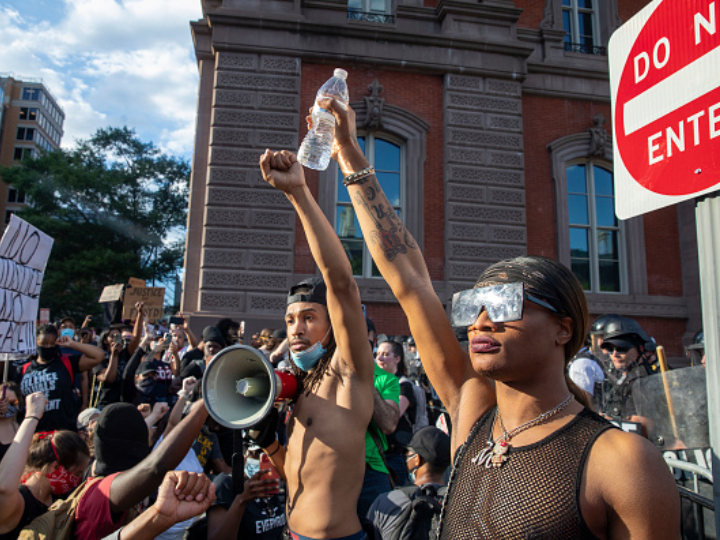 Chaos, Tear Gas Outside White House Amid 'George Floyd Killing' Protest