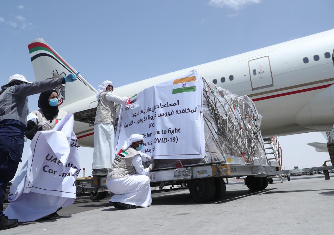 UAE Sends Medical Aid to India In Fight Against COVID-19