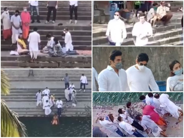 Ranbir Kapoor Immerses Father Rishi Kapoor’s Ashes & Performs Puja At Banganga , Alia Bhatt, Ayan Mukerji Joins! Watch: Ranbir Kapoor Immerses Rishi Kapoor’s Ashes & Performs Puja With Mom Neetu & Sister Riddhima At Banganga , Alia Bhatt, Ayan Mukerji Joins The Family!