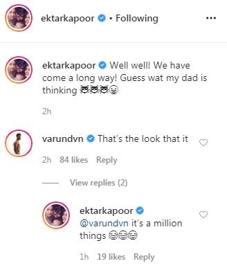 Ekta Kapoor Looks Totally Unrecognizable In Her THROWBACK Family PIC, Varun Dhawan & Other Celebs Drop Cute Comments