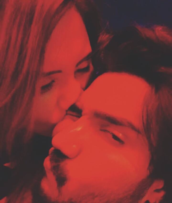 Here's the photo Jwala Gutta posted on Valentine's Day 2020. She can seen pecking a kiss on beau Vishnu Vishal's face.