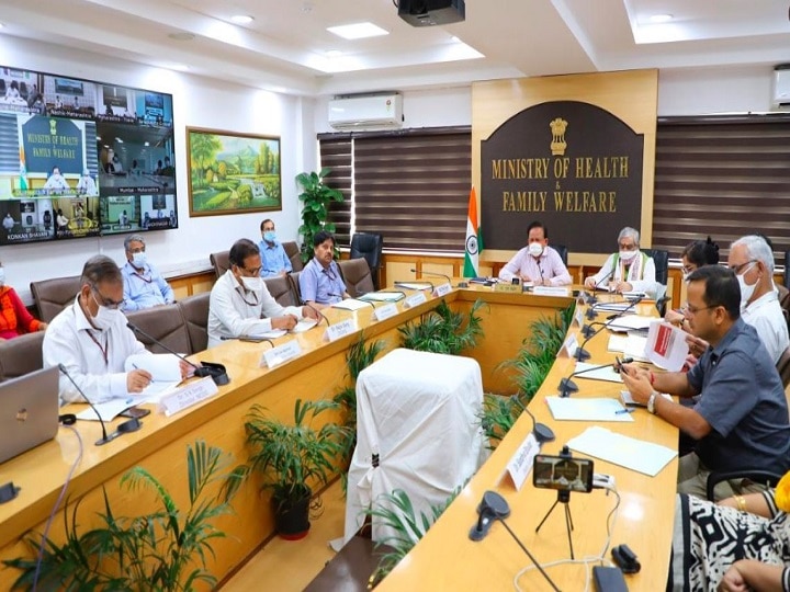 Covid-19 cases in maharashtra gujarat Health Minister Meeting Coronavirus Union Health Minister Chairs Meetings With Maharashtra, Gujarat CMs As Covid-19 Crisis Worsen In States