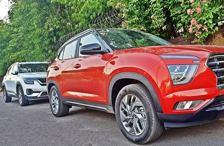 We not only drove the Creta but brought in its arch rival, the Kia Seltos for an exclusive short comparo also. Off the mark both look different while the Seltos is conventionally handsome the Creta is edgier and more extrovert. The Seltos is slightly longer and wider while the Creta is taller. Inside both offer tons of features and have quality with the Seltos having some features not there in the Creta while the Creta also having some features not there in the Seltos. To drive the Seltos is firmer and edgier while the Creta is more rounded plus has the smoother gearbox. Both are priced nearly in the same range and it depends on which styling you prefer though we will say that the Seltos is more enthusiast centric and sportier while the Creta is the better all-rounder with slightly more of the desirable features.