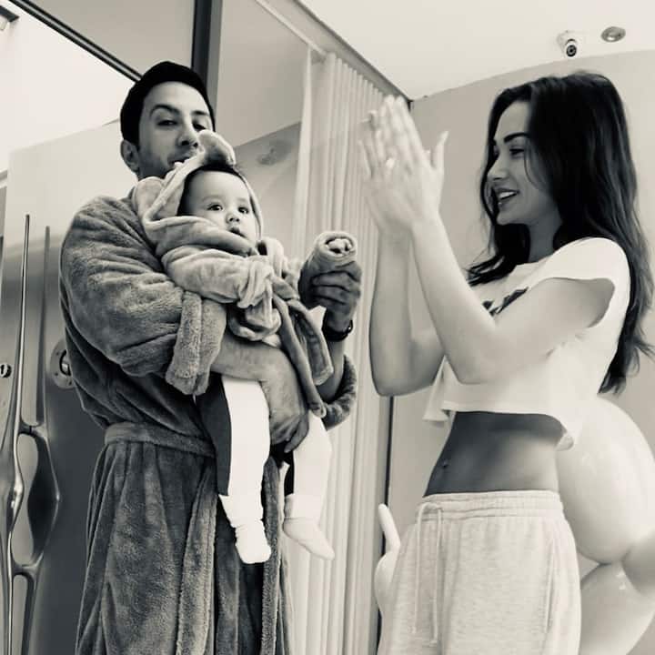 Bollywood actress Amy Jackson welcomed her first child on September 23, 2019. The gorgeous actress and her fiancé George Panayitou are on cloud nine since the arrival of their son.