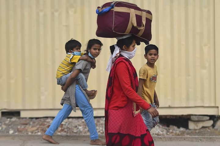 It seems there is no end to the misery of the migrant workers, who have been left jobless due to the lockdown. (Photo Credit: AFP)
