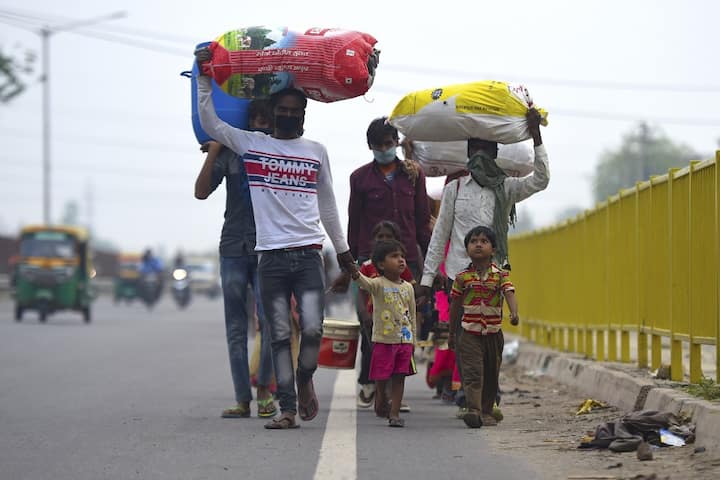 The faces of the migrant workers are enough to reveal the pain and misery they are dealing with. (Photo Credit: AFP)