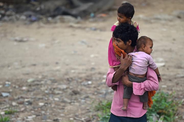 The mass exodus has put a spotlight on the hardships faced by the migrant workers amid the Coronavirus lockdown. (Photo Credit: AFP)