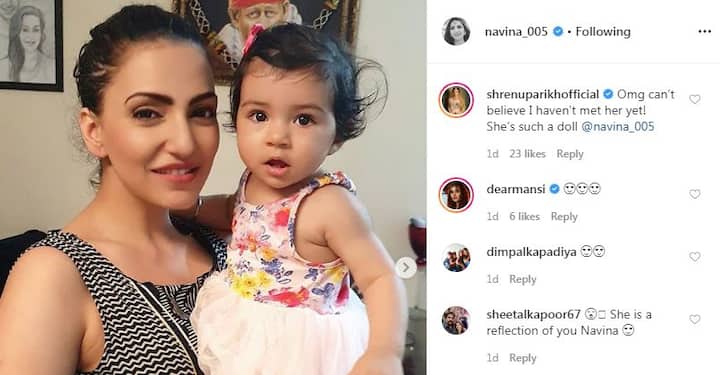 Navina's 'Ishqbaaaz' co-star Shrenu Parikh commented, 