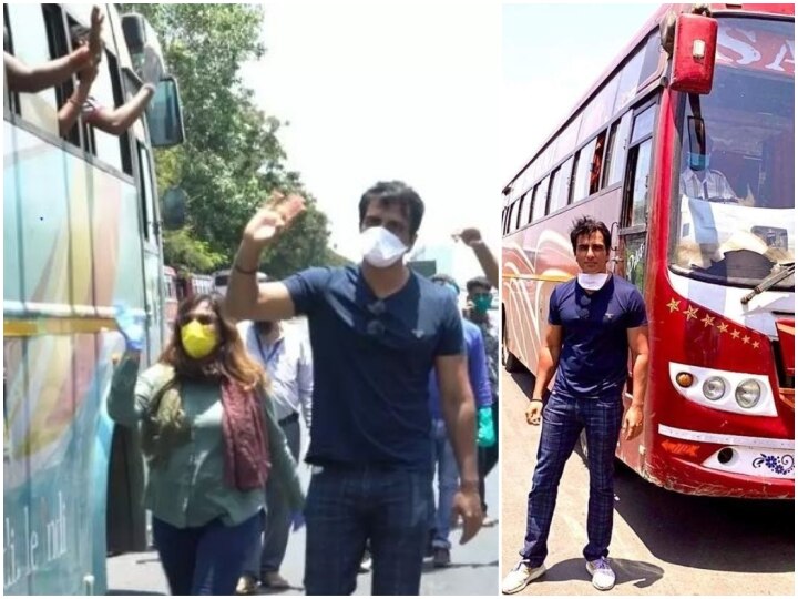 Covid 19 crisis: Sonu Sood Now Arranges Buses To Send Migrant Labourers Home To UP, Bihar & Jharkhand! Watch: After Karnataka, Sonu Sood Now Arranges Buses To Send Migrant Labourers Home To UP, Bihar & Jharkhand!