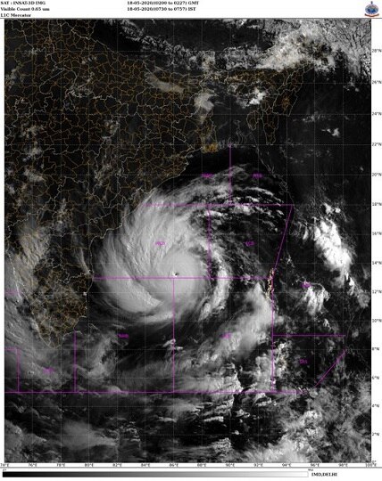 Cyclone Amphan To Turn Into Severe Storm, Odisha On Alert Cyclone Amphan Turns Into Severe Storm, Heavy Rainfall Expected In Bengal And Odisha