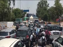 In Pics: Heavy Traffic Congestion Seen In Delhi NCR & Mumbai As Offices Resume