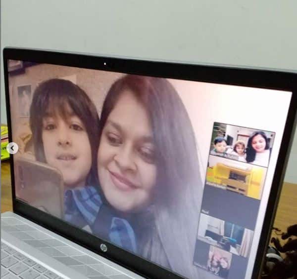 Shaurya's family members and close friends wished him via zoom calls. It was a virtual reunion for the Shah family.