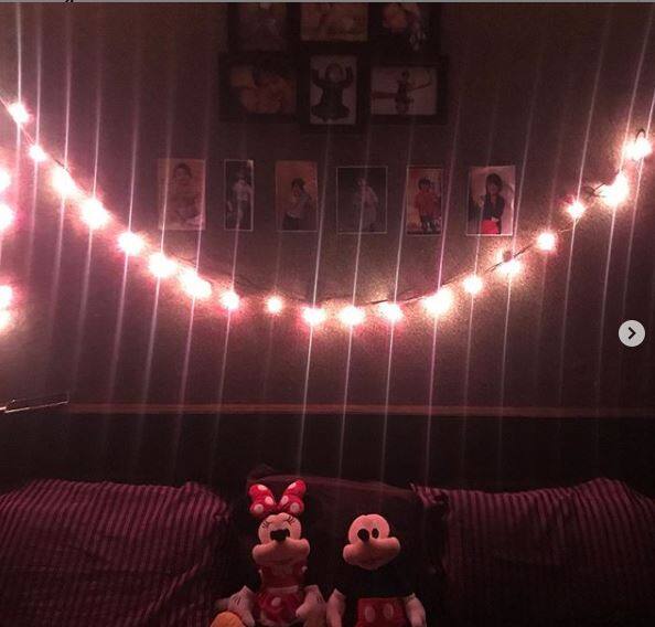 Shaurya's parents decorated his room with lights to surprise him.