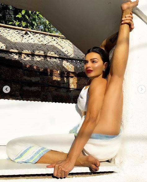 Her latest set of yoga pictures will surely make you wonder how does she do them?