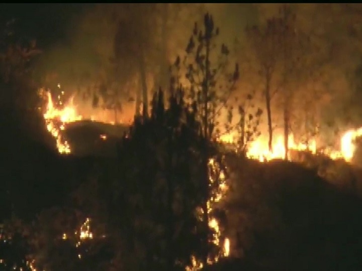 Update On Uttarakhand Forests On Fire From Last Four Days Uttarakhand Forests On Fire: Agonizing Pictures And Videos From the Hilly State Surface On Social Media